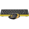 Клавиатура + мышь A4Tech Fstyler FG1110 клав:черный/желтый мышь:черный/желтый USB беспроводная Multimedia (FG1110 BUMBLEBEE) Клавиатура + мышь A4Tech Fstyler FG1110 клав:черный/желтый мышь:черный/желтый USB беспроводная Multimedia (FG1110 BUMBLEBEE)